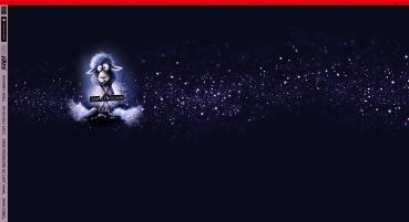 Preview: French Terry Panel ca. cm Schöne Bescherung Schaf von Thorsten Berger by Swafing